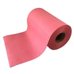 red wood pulp polypropylene workshop industrial wiping paper big wipes heavy duty scrubbing wipes