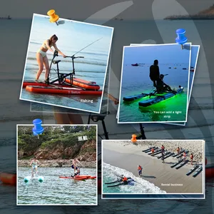 Bicicletta Acquatica Gonfiabile Monoposto in PVC Personalizzata per Uso in <span class=keywords><strong>Mare</strong></span> e Parchi Acquatici - Product Image 5