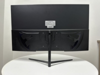 Monitor de Juegos LED Curvo de 24 Pulgadas en Oferta, Panel MVA de 165 Hz, Tiempo de Respuesta de 1 ms para Gamers