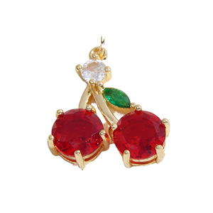 <b>Cute</b> Copper Heart Pendant With Dripping Oil Ice Cream Design For DIY Necklace <b>Bracelet</b> Jewelry Accessory Wholesale - Product Image 5