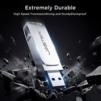 Clé USB Rotative 16 Go 32 Go, Mémoire Flash OTG Type-C pour Smartphones, Clé USB Portable