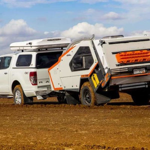 Ecocampor Tùy Chỉnh Nhỏ <span class=keywords><strong>RV</strong></span> Caravan Offroad Camper Trailer Với Top Roof Lều Và Nhà Bếp - Product Image 2