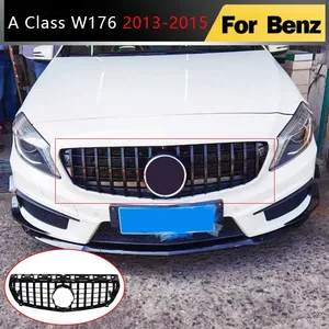 <b>For</b> Mercedes Benz A Class W176 2013 2014 2015 Front Bumper Kidney <b>Grille</b> Replacement Racing Facelift <b>Mesh</b> Grid GTR Style - Product Image 1