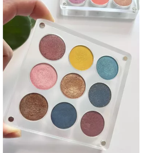 Mini palette acrylique rechargeable de maquillage magnétique de la meilleure qualité moderne faite sur commande de 9 grilles pour le fard à paupières - Product Image 2