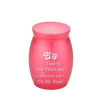 Vase commémoratif en acier inoxydable étanche et scellé 40*30mm, pot personnalisé gravé pour nom, fourrure ou cheveux, récipient commémoratif