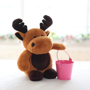 Peluche Personalizzati Creativi 2023, Giocattoli di Peluche per Bambini 8'' Scimmia, Elefante, Alce, Orso, Granchio, Ippopotamo - Product Image 2