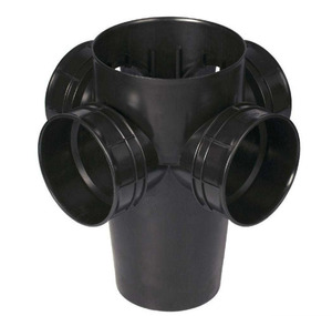Pozzetto d'Ispezione Moderno in HDPE Nero per Esterni, Sostituto del Tombino per Drenaggio Acqua Piovana - Product Image 3