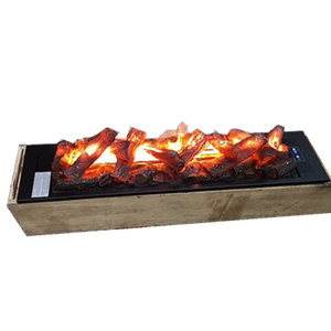 <span class=keywords><strong>Chimenea</strong></span> Eléctrica Moderna de Panel Plano de 1000 mm, Diseño de Vapor de Agua 3D, Inserto de Acero con Control Remoto - Product Image 3