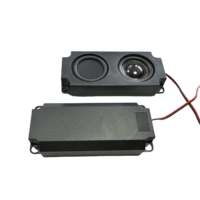 10045 100mm * 45Mm 4ohm 5W 8ohm 5W Unité magnétique externe à double diaphragme basse basse gamme complète unité de haut-parleur