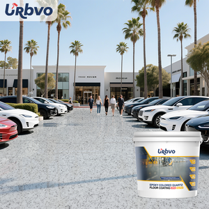 Chất lượng cao kim loại hiệu ứng ngọc trai màu thạch anh <span class=keywords><strong>Epoxy</strong></span> lớp phủ sàn chất lỏng xuất hiện phun ứng dụng cho nhà để xe tầng sơn - Product Image 2