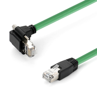 Câble Ethernet industriel plat Cat6 double blindage haute flexibilité pour chaîne de traînage de robot compact 1M