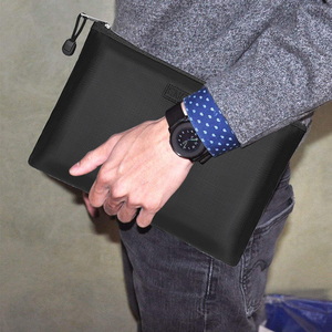 Yihuaxing kích thước nhỏ chống cháy và không thấm nước Dây Kéo Túi cho tiền và các tập tin làm bằng sợi thủy tinh cho tổ chức tập tin thư mục - Product Image 4