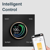 ZigBee Intelligent Gradateur Lumière Commutateur Simple et Double Pôle App Télécommande Commande Vocale Scène Liaison CCT Bouton Réglage