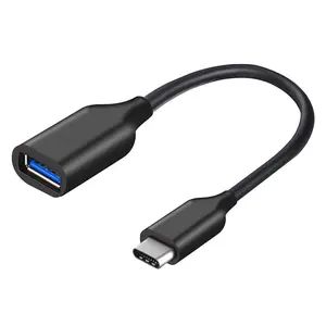 Usb3.0适配器类型C Otg电缆Usb C公至Usb 3.0母延长线USB Otg适配器数据线