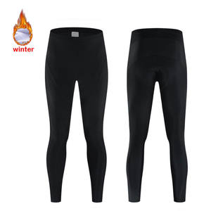 Pantaloni da ciclismo <span class=keywords><strong>invernali</strong></span> personalizzabili <span class=keywords><strong>pantaloncini</strong></span> lunghi in pile termico per <span class=keywords><strong>MTB</strong></span> da corsa - Product Image 3