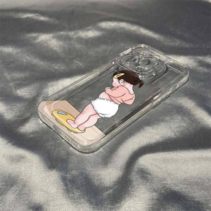 <span class=keywords><strong>Cover</strong></span> antiurto trasparente simpatica bambini e ragazze Anime pittura <span class=keywords><strong>coppia</strong></span> custodia <span class=keywords><strong>per</strong></span> telefono iPhone 15 Pro Max nuova cassa del telefono - Product Image 4
