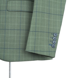 <span class=keywords><strong>Costume</strong></span> en laine mélangée à carreaux verts sur <span class=keywords><strong>mesure</strong></span>, <span class=keywords><strong>costume</strong></span> sur <span class=keywords><strong>mesure</strong></span> pour hommes, pantalon, costumes d'affaires décontractés personnalisés pour hommes, 2 pièces - Product Image 6