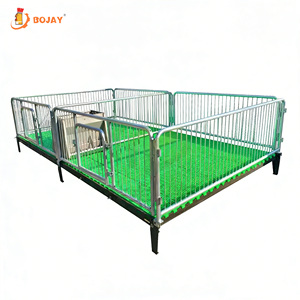 Nouveau lit de nurserie pour porcelets - Construction en acier galvanisé Utilisation <span class=keywords><strong>à</strong></span> la <span class=keywords><strong>ferme</strong></span> Haute productivité - Product Image 1