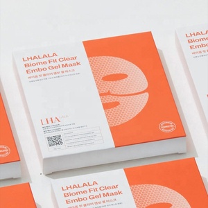 Marca Coreana Profesional <span class=keywords><strong>de</strong></span> Cosméticos Derma LHALALA Biome Fit Clear Embo <span class=keywords><strong>Gel</strong></span> Mask para Hidratar, Calmar y Reparar la Piel - Product Image 3