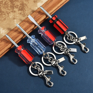 Mini tournevis porte-clés mignon en forme d'outil, breloque de sac pour hommes et femmes, porte-clés créatif pour clés de voiture et décoration de sac à dos - Product Image 4