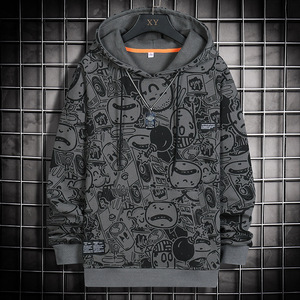 Felpe Oversize Anime YiXin per Uomo <span class=keywords><strong>2022</strong></span>, Comode e Alla Moda, Felpe Invernali Larghe, Casual Hip Hop con Grafiche per Uomo - Product Image 2