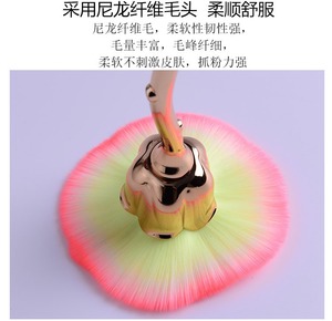 Kuas Penghapus Debu Nail Art Rose Sharp, Alat Pembersih Bubuk Gel UV, Kuas Rias Kecantikan, Aksesoris Manikur - Product Image 5