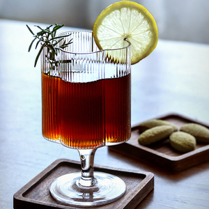 Tasse à glace verticale en relief personnalisée, Bar, Restaurant, fête, <span class=keywords><strong>verre</strong></span> à Cocktail côtelé - Product Image 4