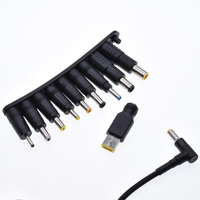 OEM USB-C zu DC Adapter Kabel PD100W 3A Schnellladekabel mit 10 Anschlusstypen Geflochtene Abschirmung für Laptops Kameras Kopfhörer