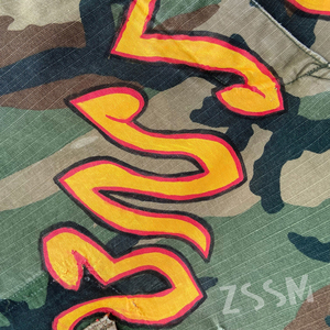 Shorts cargo camouflage vintage déchirés pour hommes, avec logo personnalisé, imprimé numérique intégral, motif chasse et lettres, style <span class=keywords><strong>Bermuda</strong></span> - Product Image 5