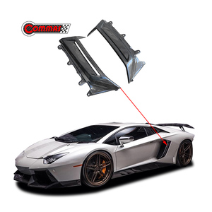 Ventes flash - Aérations latérales en fibre de carbone de style Novi pour Lamborghini Aventador LP700, ajustement parfait - Product Image 1