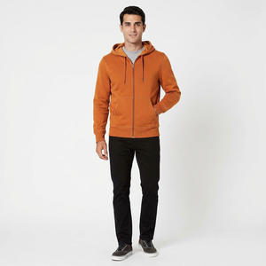 Wholesale Winter Fitness Cotton Fleece Zipper <b>Hoodies</b> for Men OEM Custom Label Breathable Quick Dry Regular Fit <b>Workout</b> Casual - Product Image 1