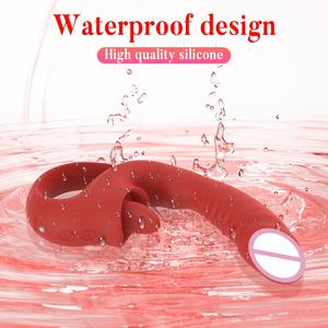 Vibrateur réaliste en gros pour adultes, <span class=keywords><strong>baguette</strong></span> AV avec 10 fréquences de vibration pour stimulation du point G chez la femme - Product Image 4