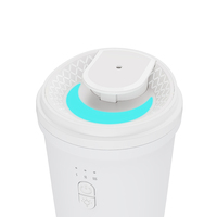 Diffuseur d'huiles essentielles ultrasonique en forme de tasse 10 ml, faible bruit 36 dBA, rechargeable Type-C, bouton tactile, pour maison et voiture, personnalisable OEM