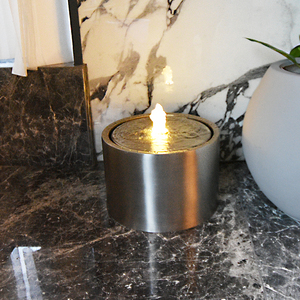 Fontaine cascade attrayante avec sons d'eau apaisants inspirés de la nature pour la décoration intérieure <span class=keywords><strong>aide</strong></span> à dormir - Product Image 5