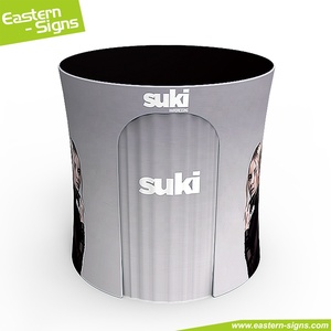 Xách Tay Gấp Nhôm Vải Nhiếp Ảnh 360 Ảnh Gian Hàng Màu Xanh Lá Cây Màn Hình Bao Vây Backdrop - Product Image 1