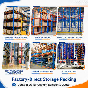 Estantería de Almacenamiento Resistente en Kit para Almacén con Postes Ajustables - Product Image 2