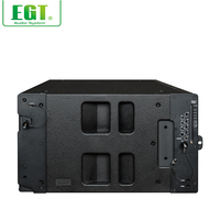 Support de haut-parleur trépied en bois de bonne qualité EGT E-LY212 pour système Line Array passif 2x12" 2 voies 640W 80-18kHz, enceinte DJ pour KTV
