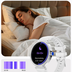 Orologio Smart di Lusso per Donne, Design Elegante, Impermeabile, con Bordo Diamantato, in Argento, Acquistabile Online su Alibaba Cina - Product Image 6