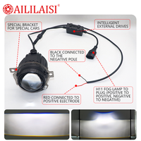 Aililaisi 2Inch H11 LED Fog Lamp Lights High/Low Beam IP67 Waterproof 6000K pour Mercedes-Benz Gla Glb Dongfeng Fengshen Yixuan