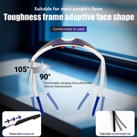 Lunettes de cyclisme intelligentes QY-Pro 2 avec assistant vocal IA, commande tactile, sans fil, pour hommes et femmes