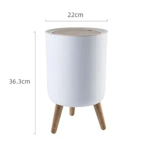 classic Japanese minimalist design perfectly plastic trash bin