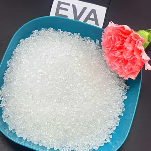 Hot sale contato do alimento grau estabilizado calor resistência química grau EVA grânulos para mistura de cera/adesivo EVA 410