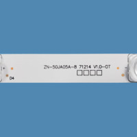Nouvelle bande de rétroéclairage LED TV ZN-50JA05A-8 71214 V1.0-OT 5LED pour réparation TV LED50HD710
