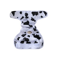 Culottes menstruelles hygiéniques en coton noir et blanc pour chienne, anti-harcelement, culottes d'œstrus