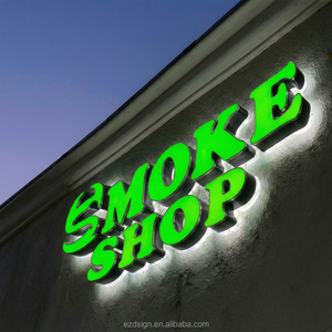 Enseigne lumineuse LED extérieure personnalisée EZD en acrylique étanche avec lettres en relief pour devanture de magasin - Product Image 5