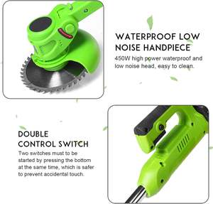 Tagliaerba Elettrico Ricaricabile Senza Fili 21V, Decespugliatore Elettrico - Product Image 4