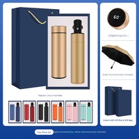 Coffret Cadeau d'Entreprise - Coffret Cadeau d'Entreprise Luxueux avec Clé USB, Thermos, Stylo, Bloc-Notes, Coffret Cadeau d'Entreprise Blanc