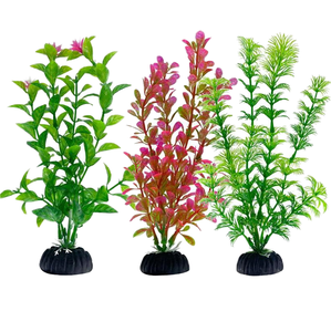 2024 nouveau Wn Offre Spéciale plantes aquatiques artificielles Base en plastique jonc de mer pour Aquarium Fish Tank paysage pour espace de bureau - Product Image 2