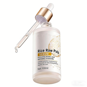 Suero Facial de Ácido Hialurónico con Pulpa de Arroz Blanco Crudo, Mezcla HQ con Descuento, Gel Antienvejecimiento para el Cuidado de la Piel, Producto de Belleza de Marca Privada - Product Image 3