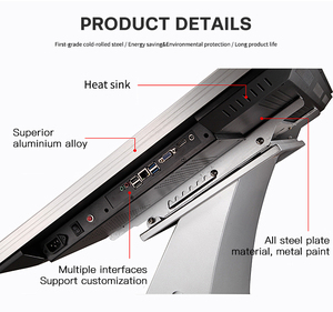 55&quot; Unccr <strong>factory</strong> direct selling Indoor LCD Advertising <strong>Digital</strong> Signage touch all in one <strong>Media</strong> Player - Product Image 3